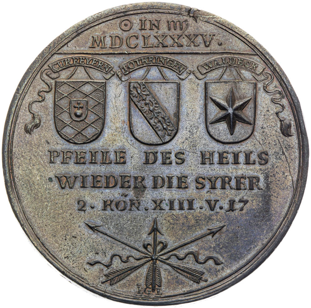 Medal 1685 - back