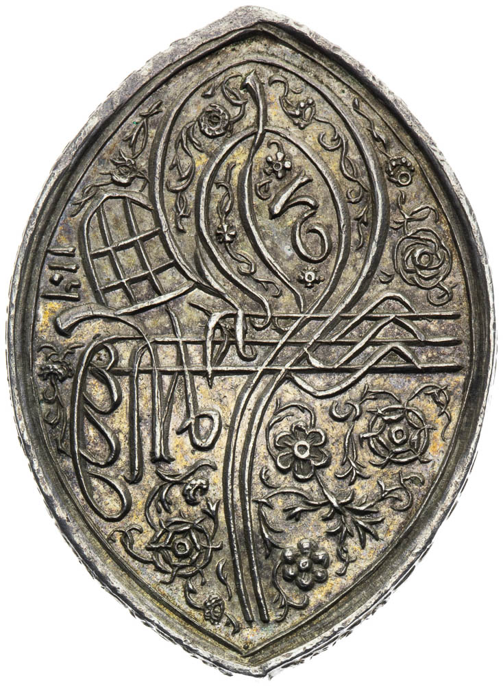 Silver medal 1697 - front
