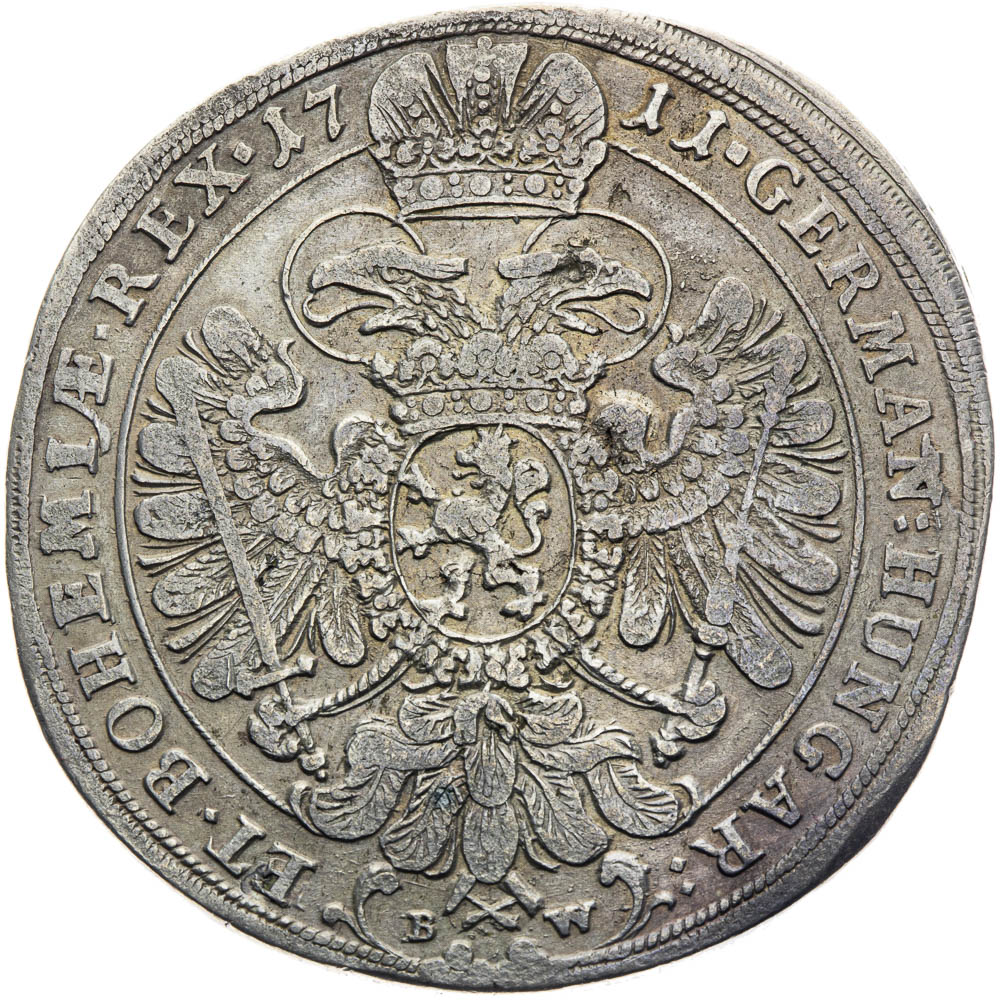 Thaler 1711 - back