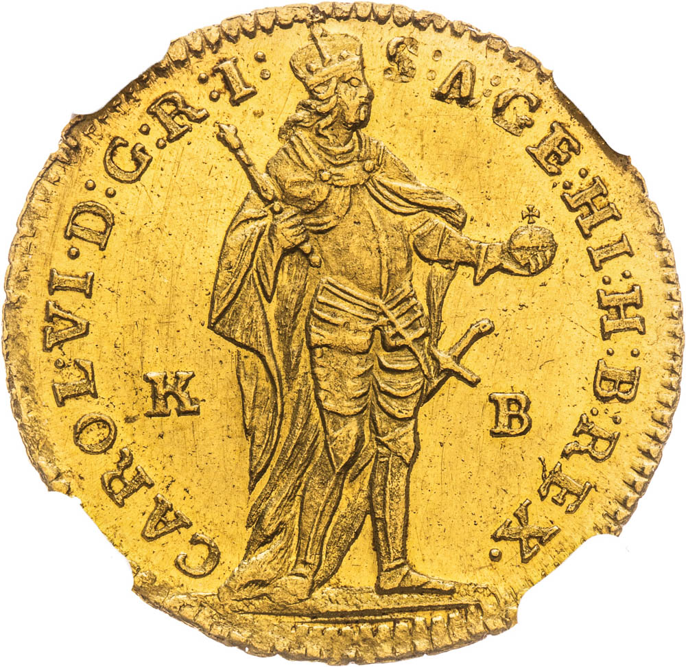 Ducat 1740 - front