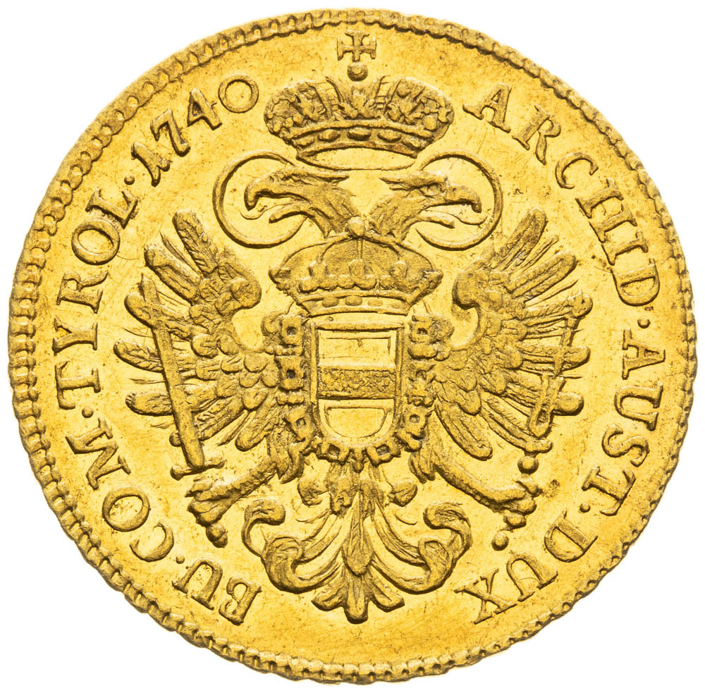 Ducat 1740 - back