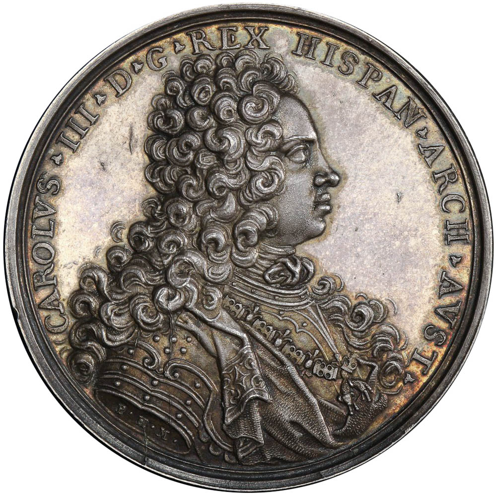 Silver medal 1706 - front
