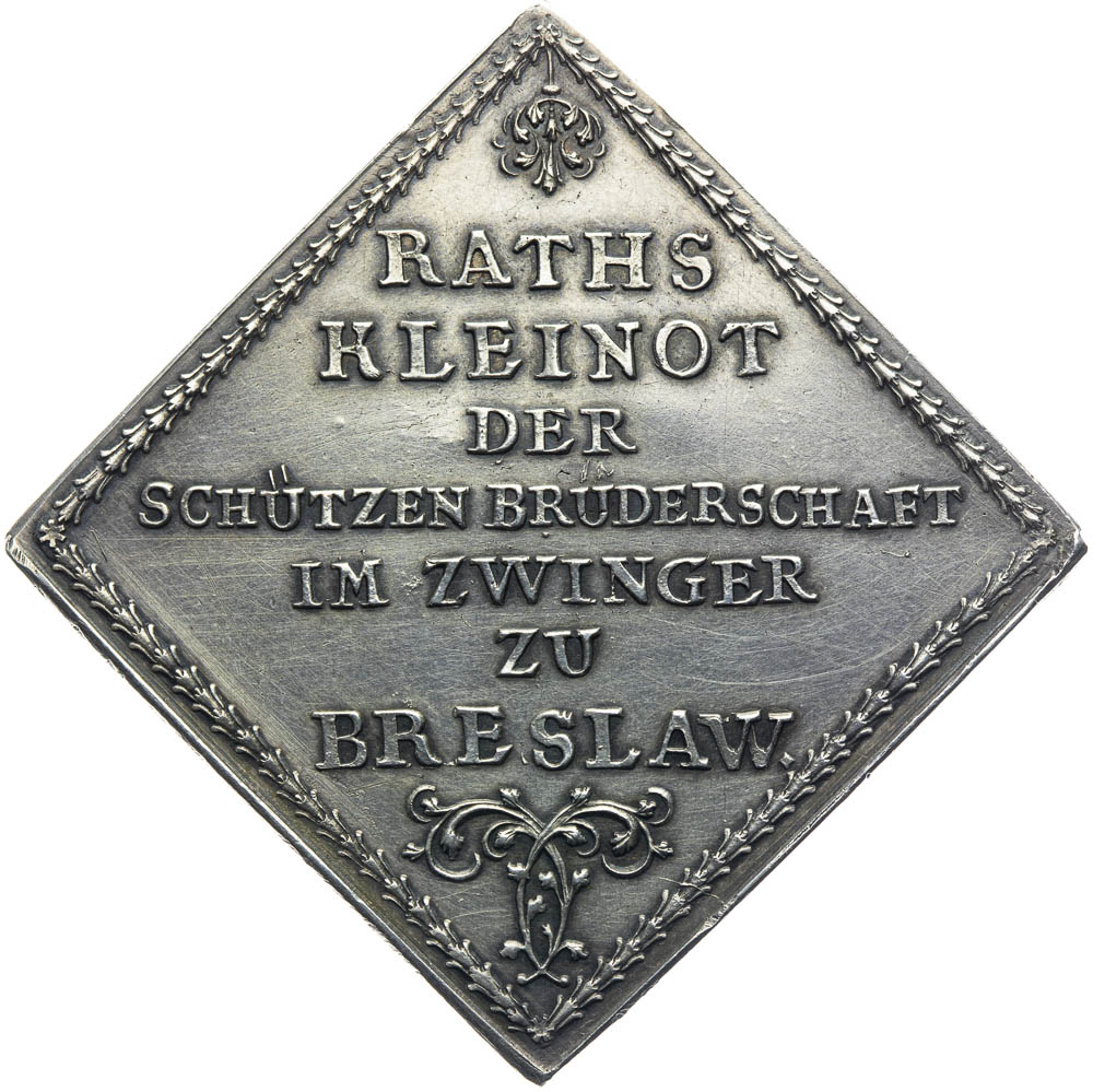 Silver medal 1713 - back