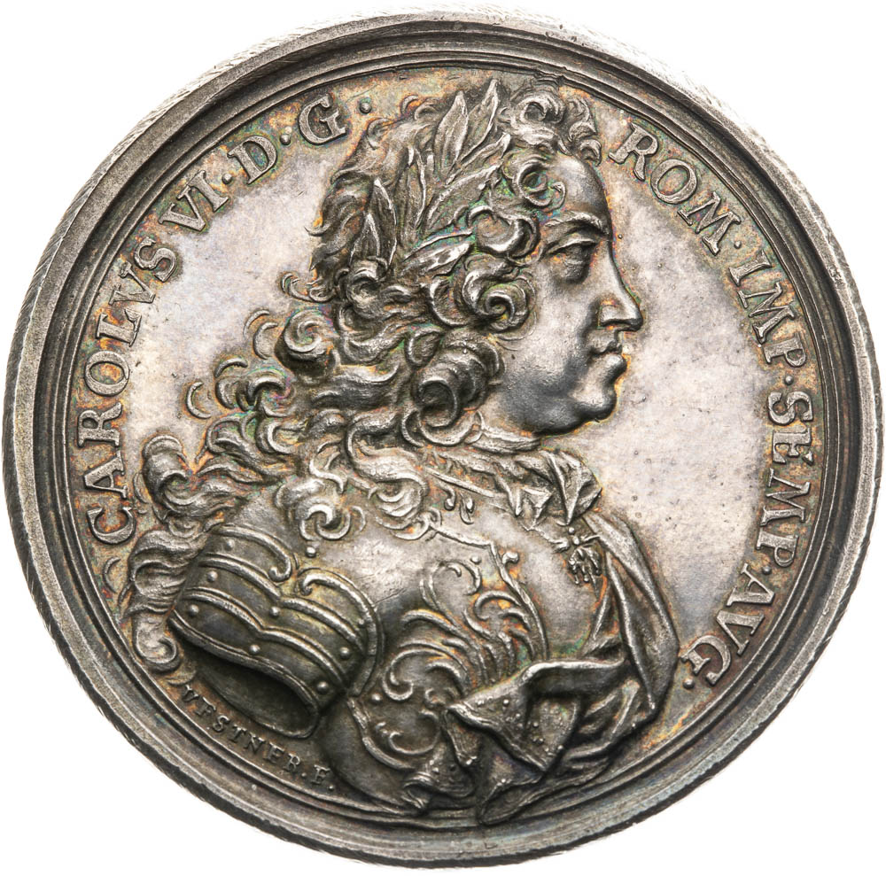 Silver medal 1740 - front