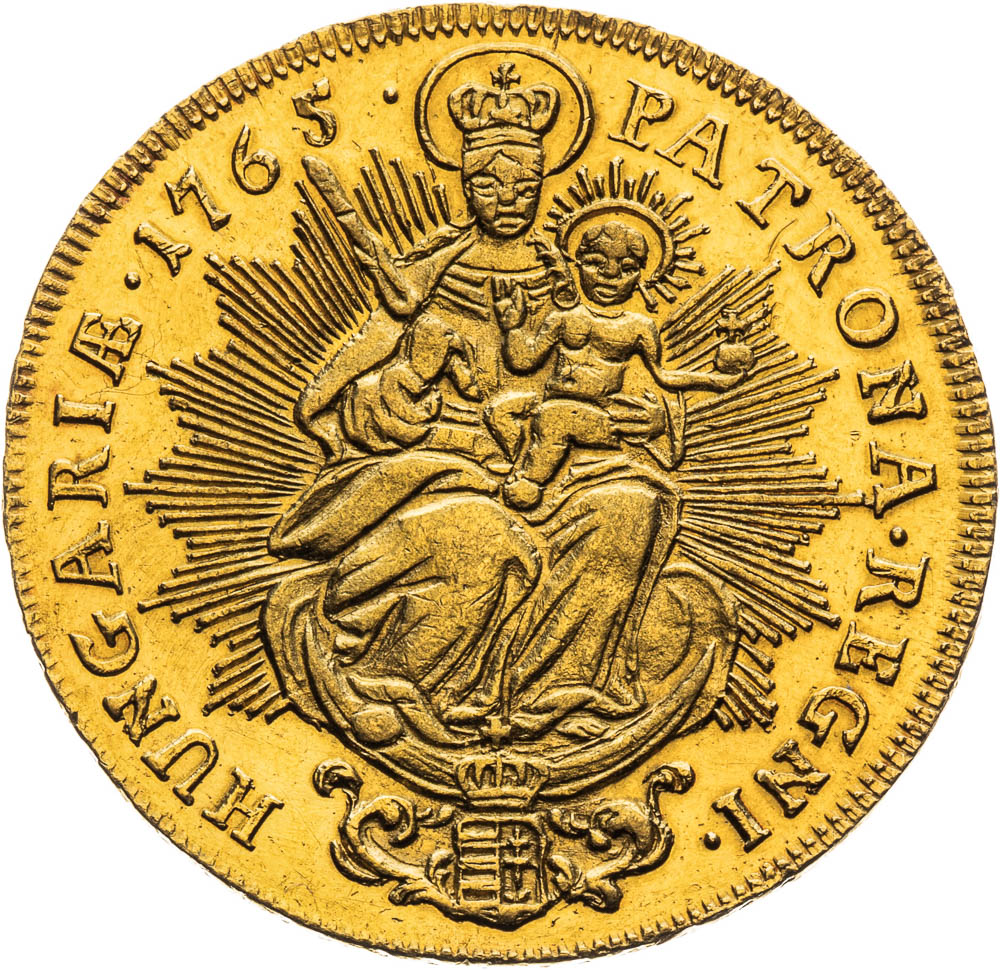 2 Ducats 1765 - back