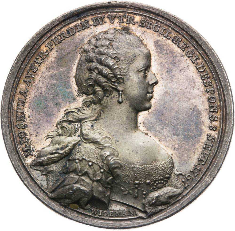 Silver medal 1751 - front