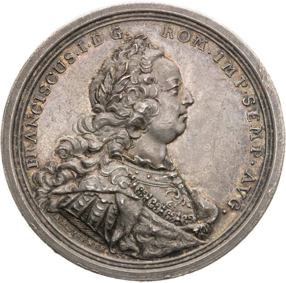 Silver medal 1745 - front