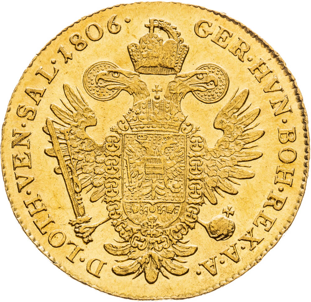 Ducat 1806 - back