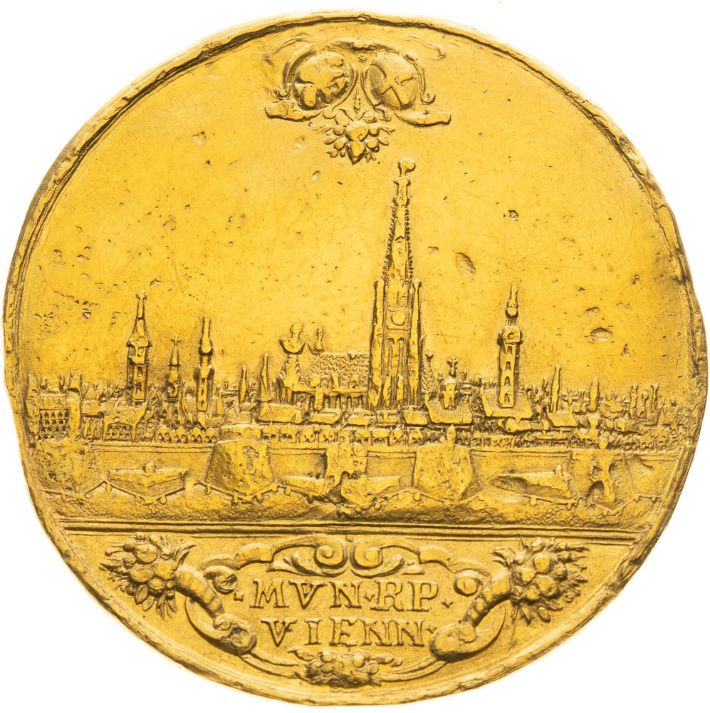 Gold Medal (circa 1683) (12 ducats) - back