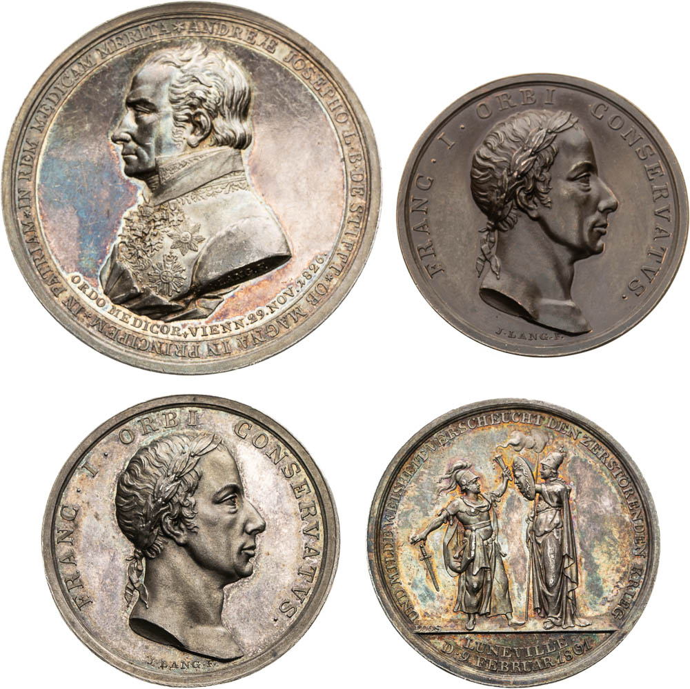 Collection of medals 1801-1826 (4 pcs) - front