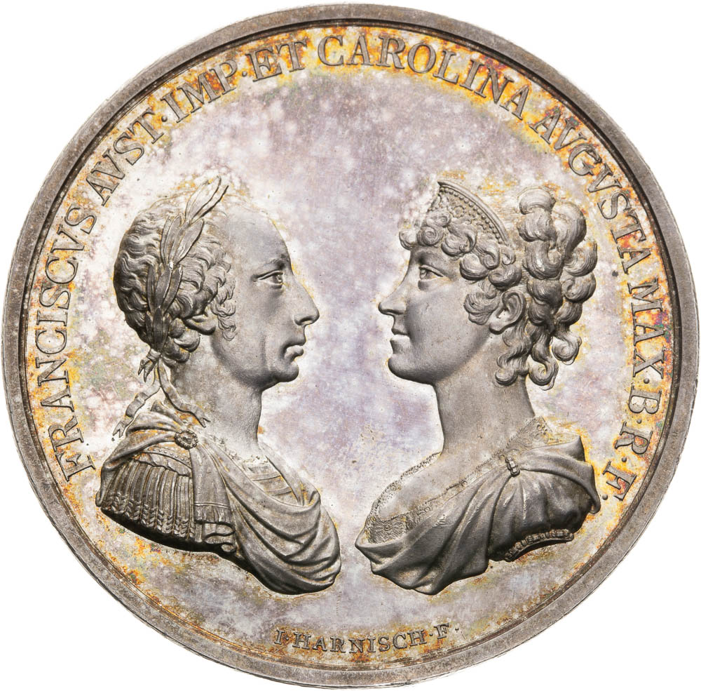 Silver medal 1816 - front
