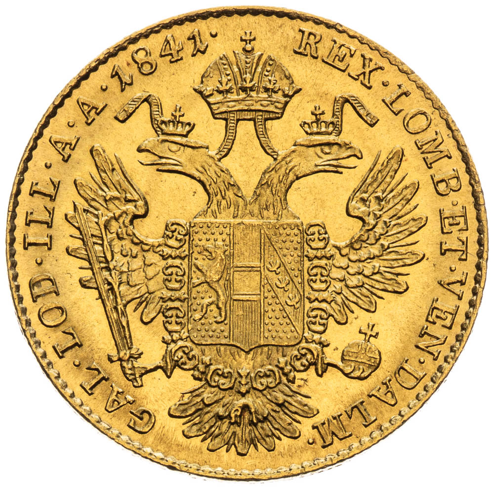Ducat 1841 - back