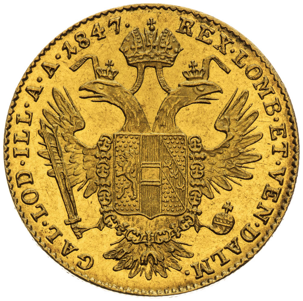 Ducat 1847 - back
