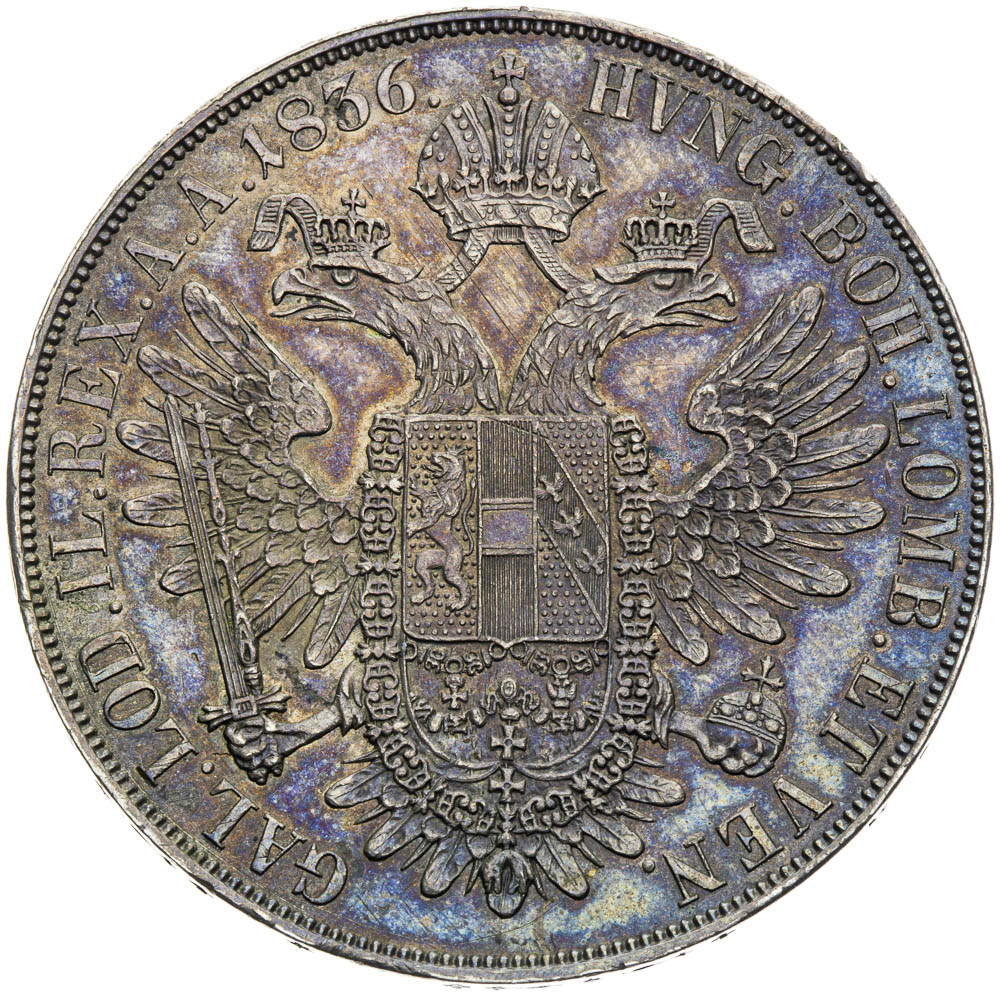 Thaler 1836 - back