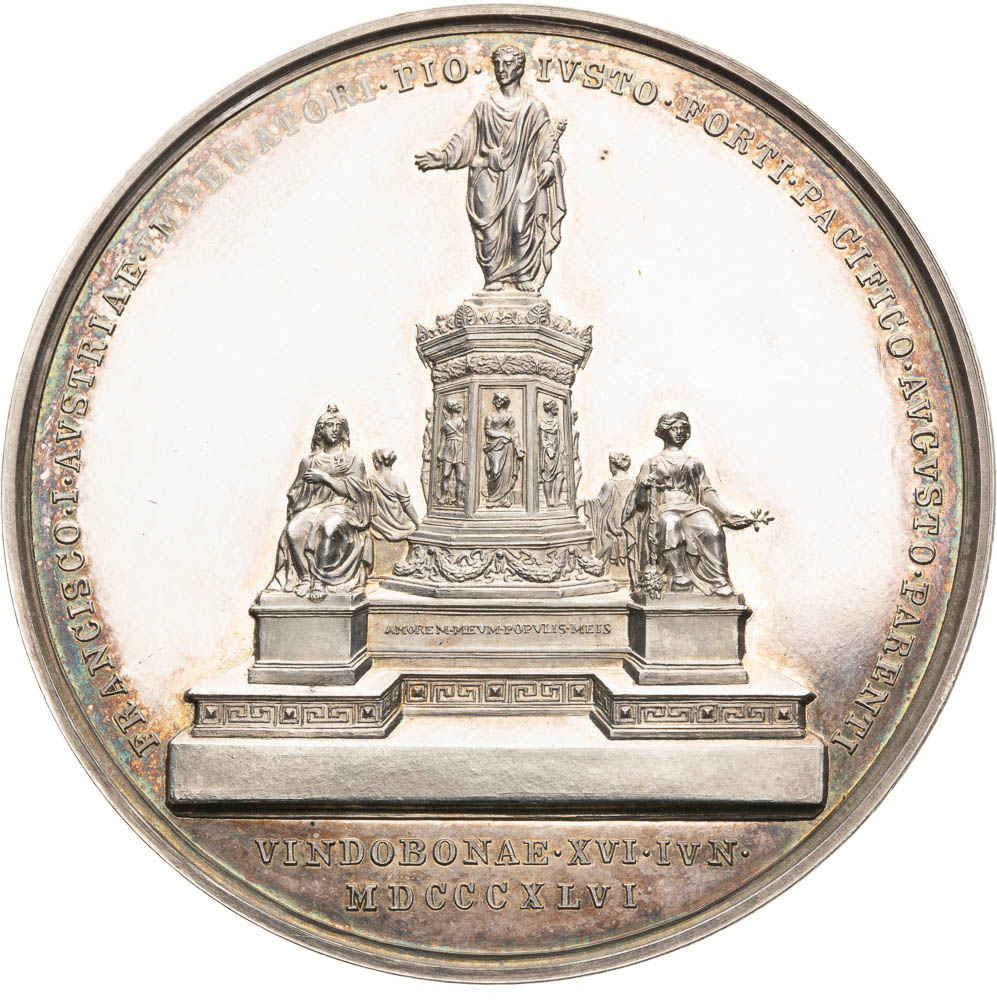 Silver medal 1846 - back
