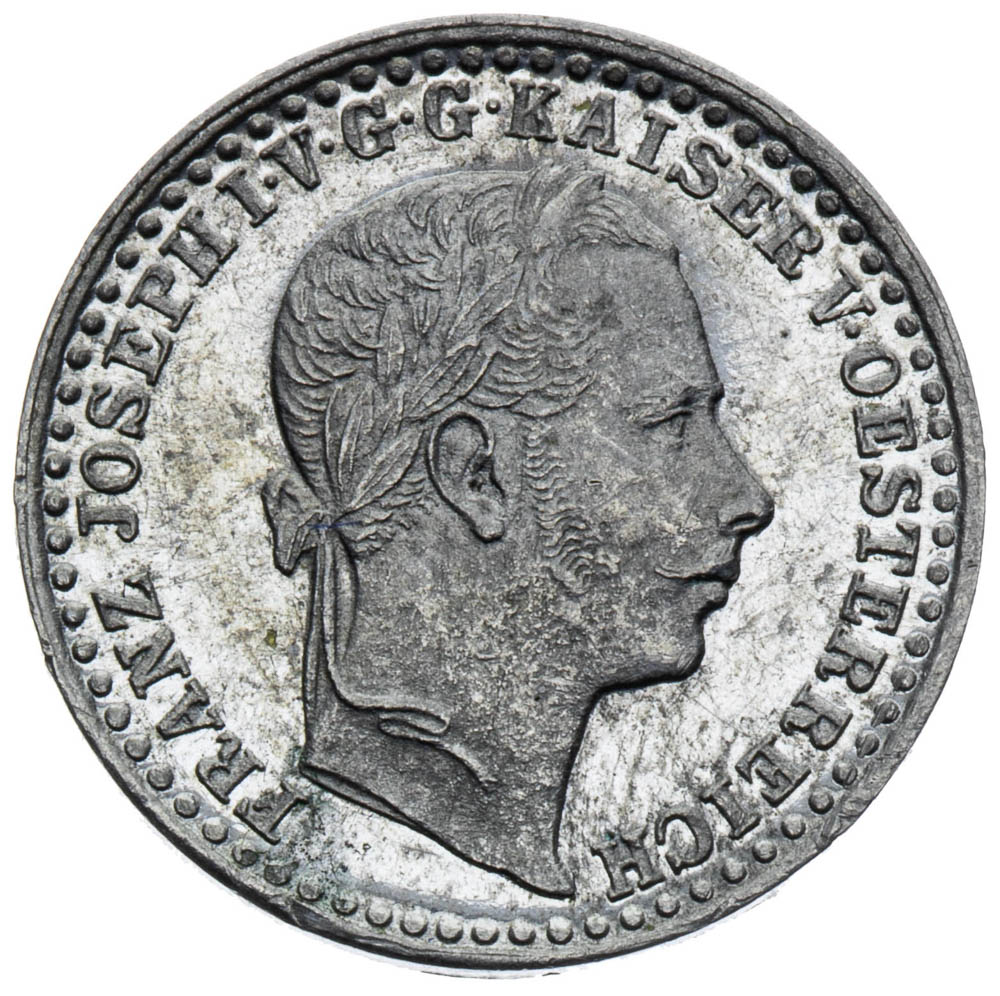 5 Kreutzer 1859 (pattern strike)  - front