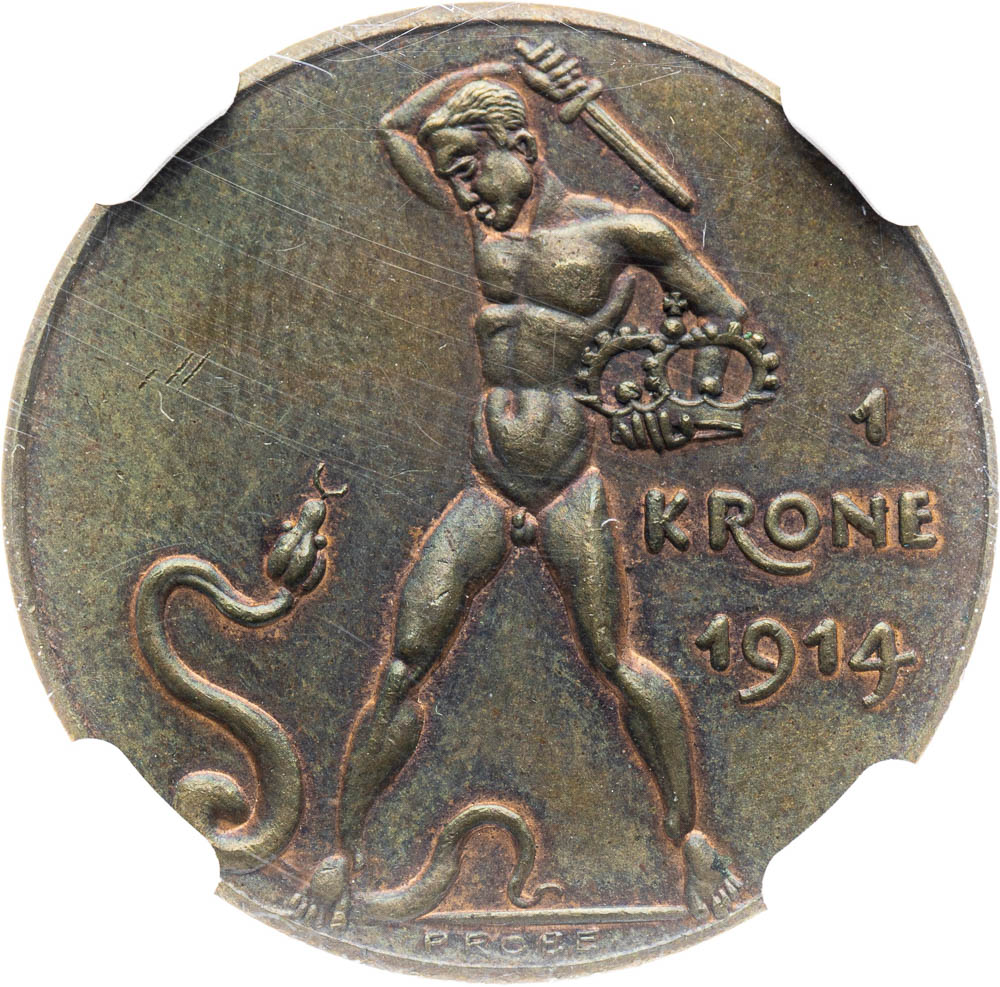 Corona 1914 (pattern strike) - back