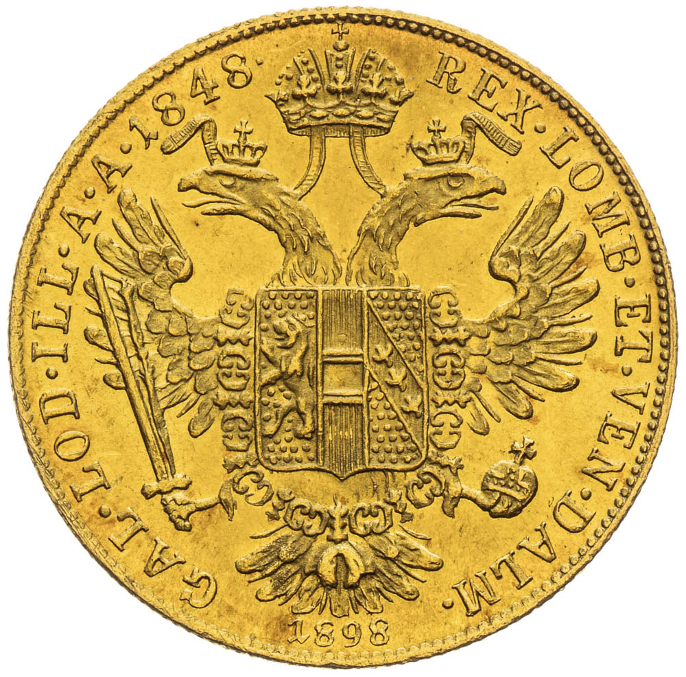 Ducat 1848/1898 - back
