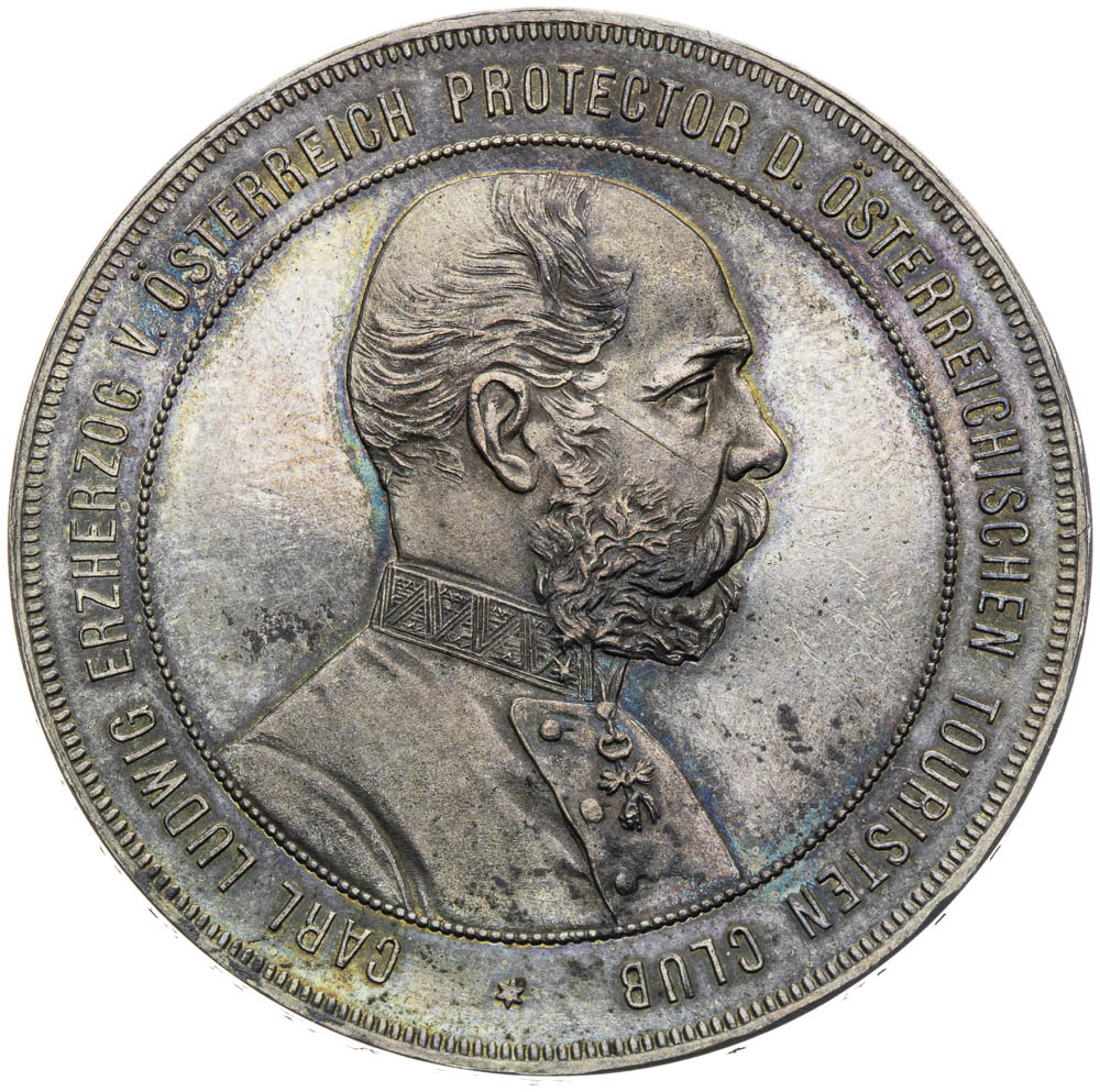 Stříbrná medaile 1877 (Tolar) - avers