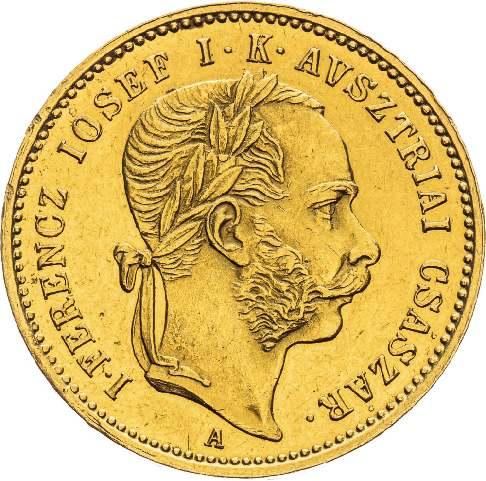 Gold Token 1867 (1 3/4 Ducats) - front