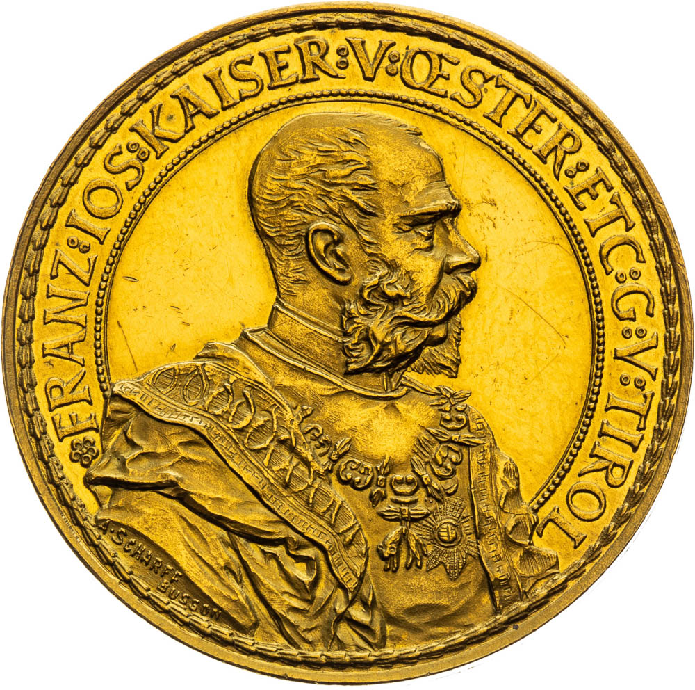 Gold Medal 1885 (4 Ducats) - front