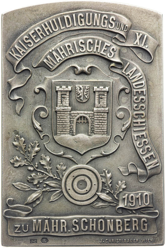 Silver Medal 1910 (Plaque) - back