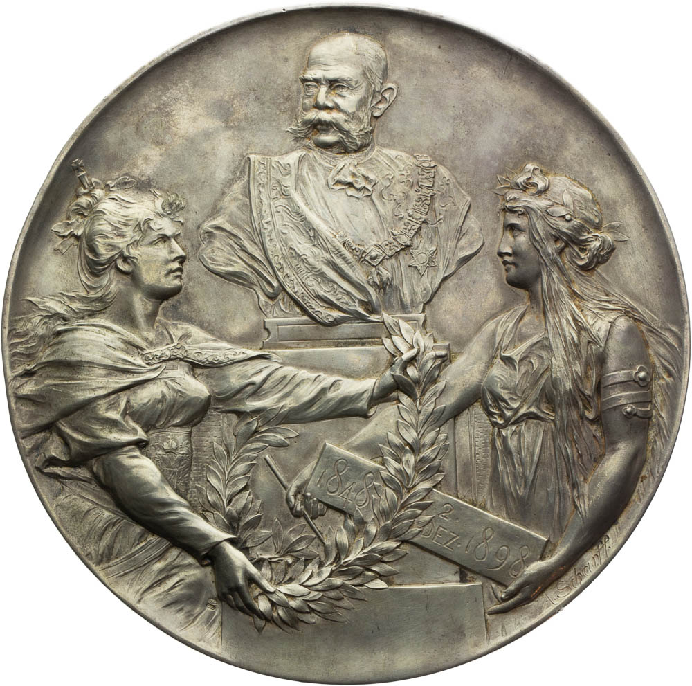Silver Medal 1898 (Plaque) - front