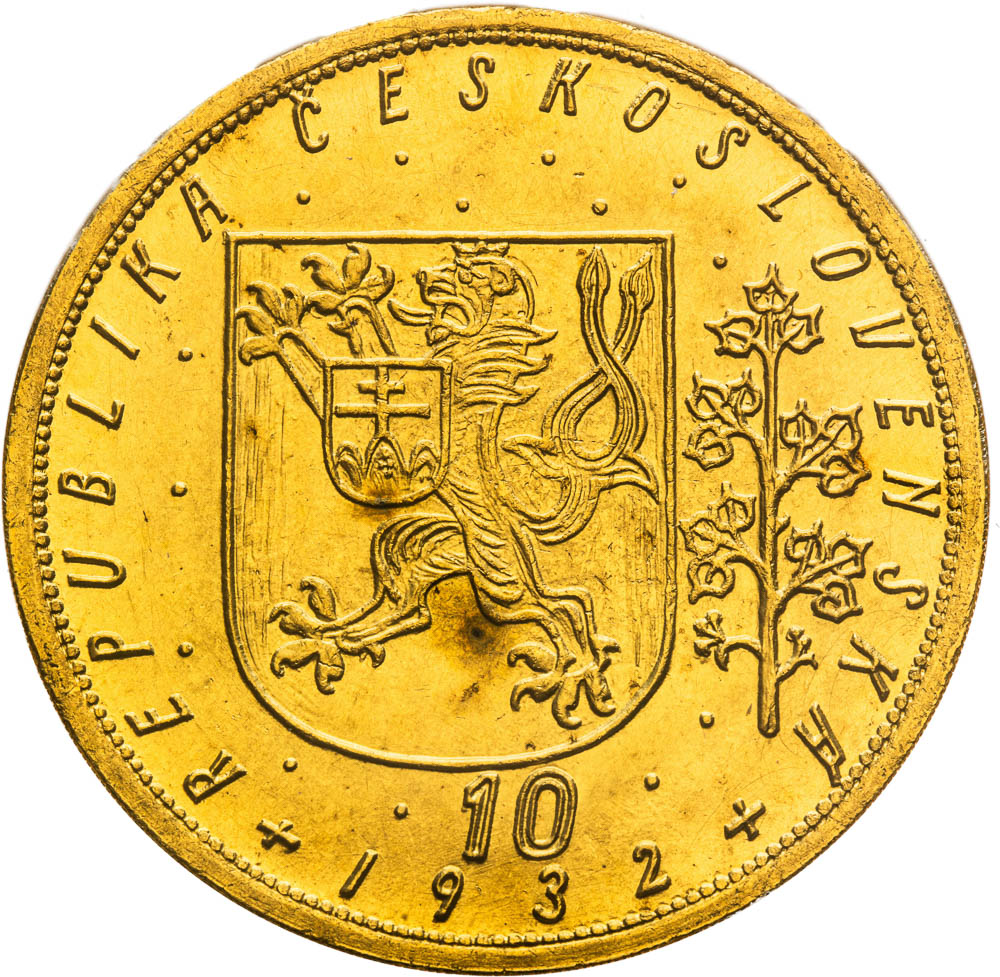 10 Ducats 1932 - back