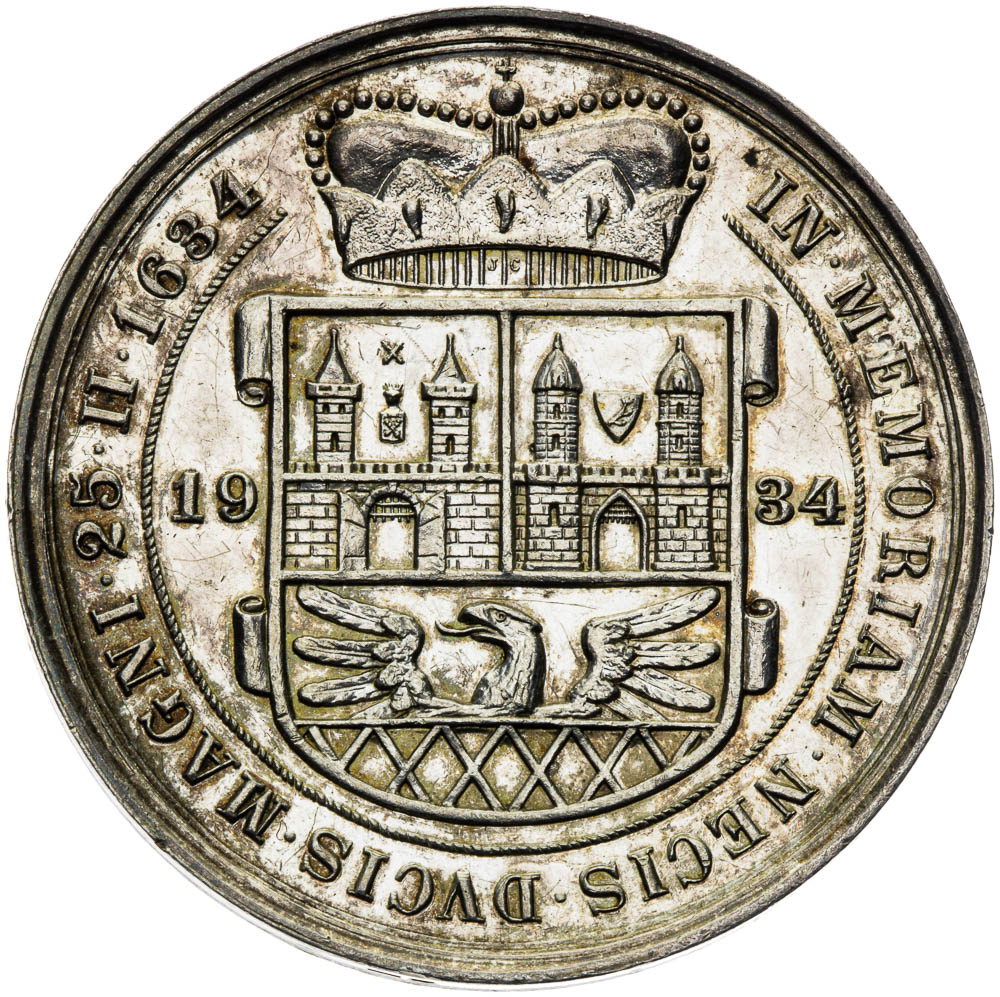 Stříbrná medaile 1934 - revers