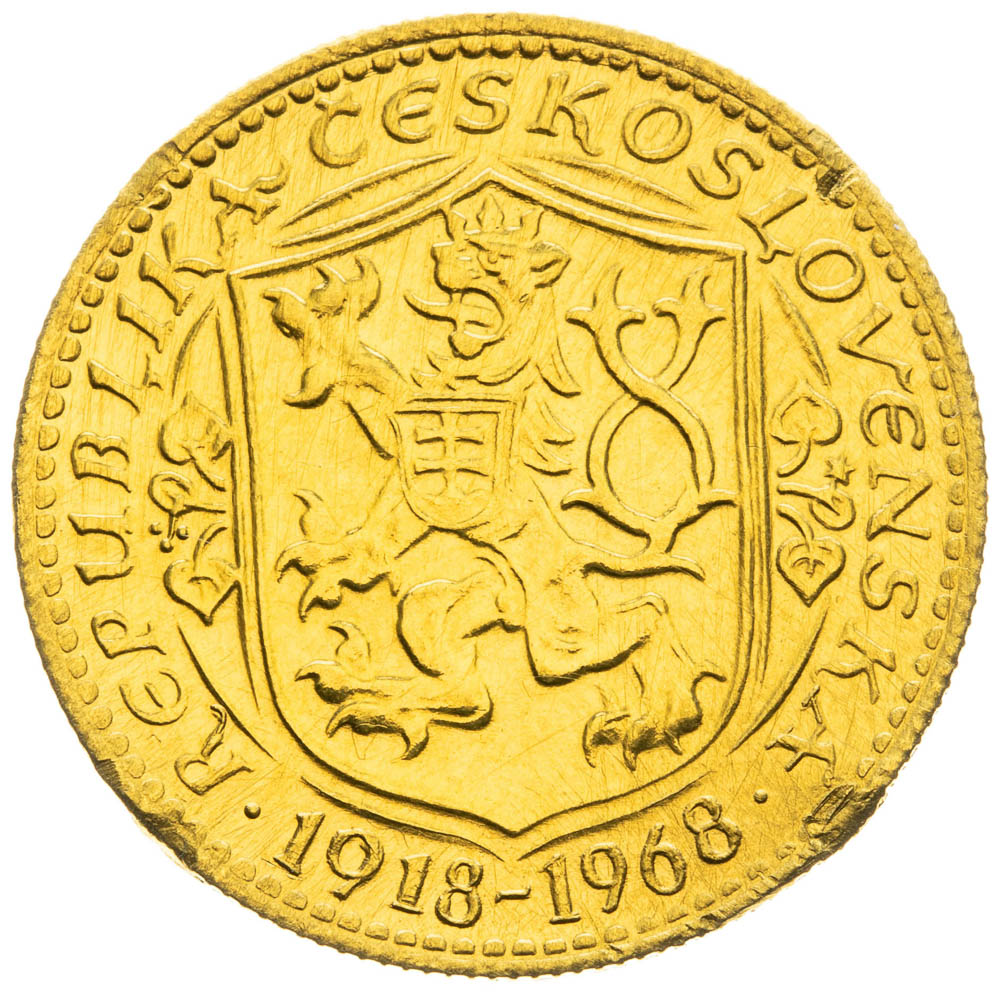 Gold medal 1968 (Ducat) - back