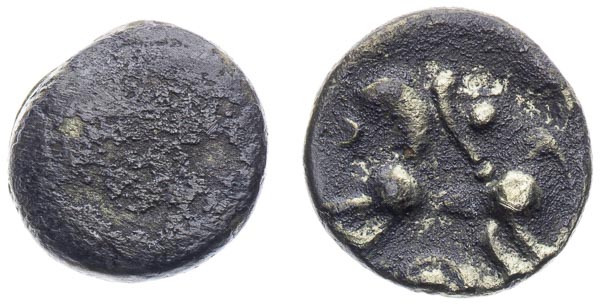 Obol (1st half of 2nd century BC) - back