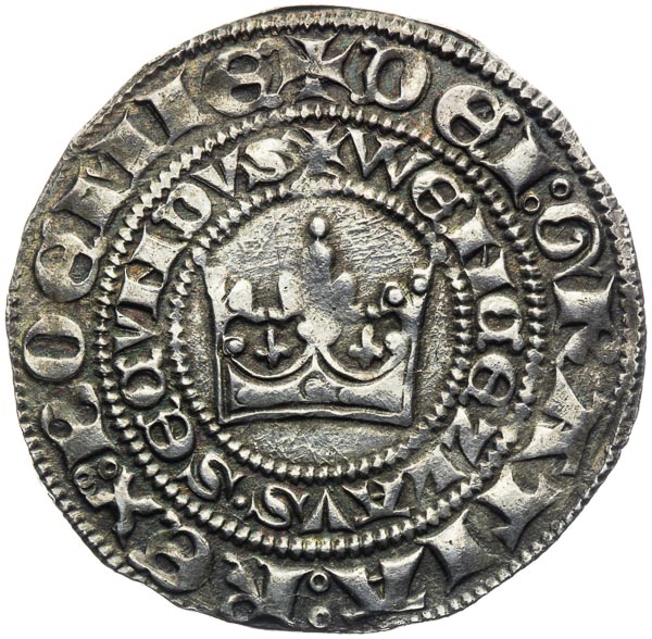 Prague Groschen - front