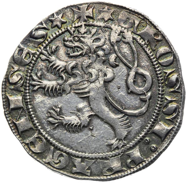 Prague Groschen - back