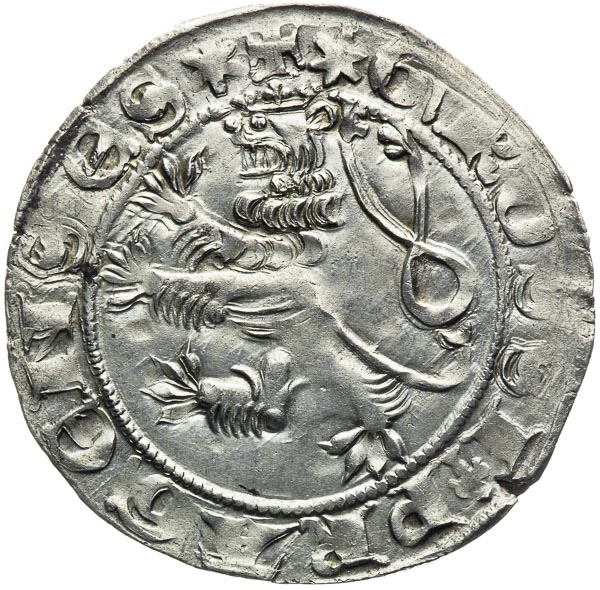 Prague Groschen - back