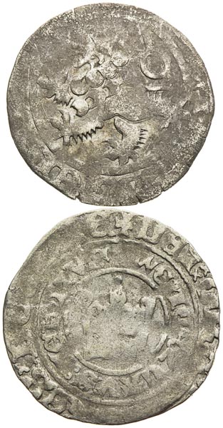 Prague Groschen (2 pcs) - back