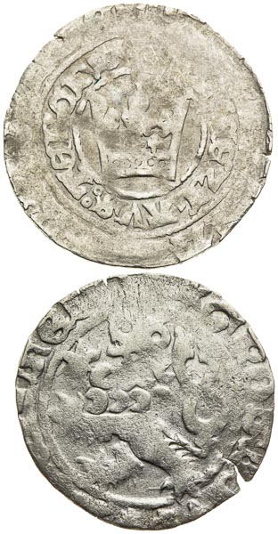 Prague Groschen (2 pcs) - front