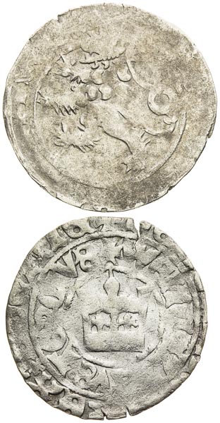 Prague Groschen (2 pcs) - back