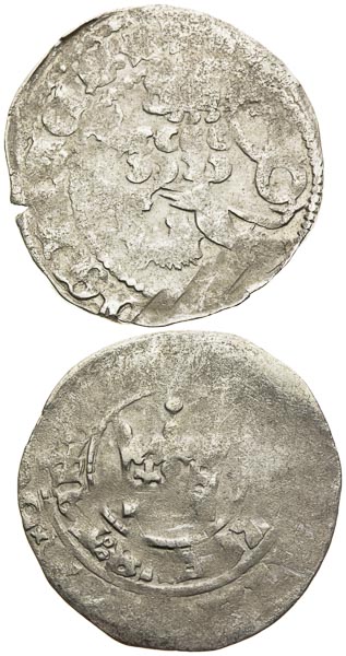 Prague Groschen (2 pcs) - back