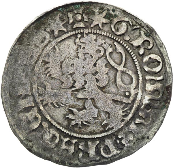 Prague Groschen - back