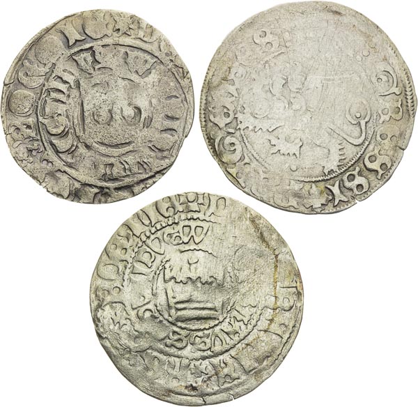 Prague Groschen (3 pcs) - front