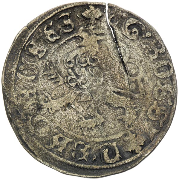 Prague Groschen - back