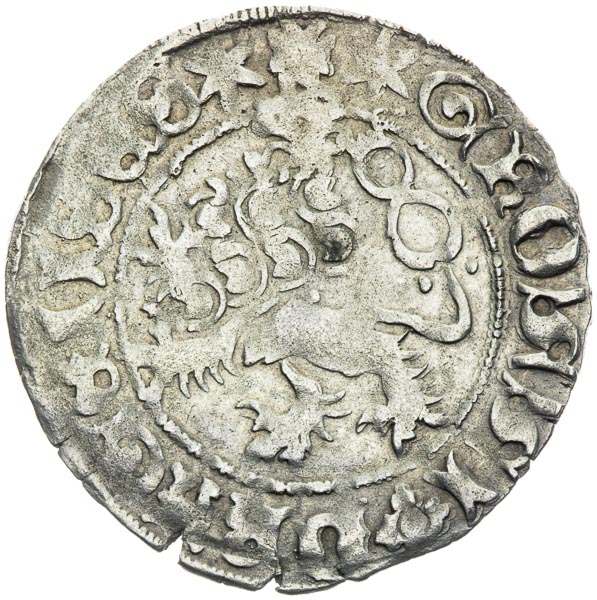 Prague Groschen - back