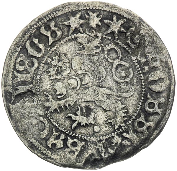 Prague Groschen - back