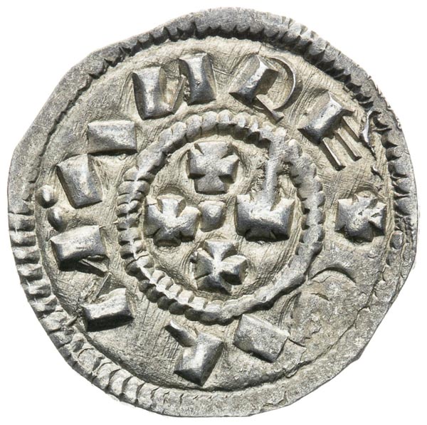 Denar (1095-1116) - front