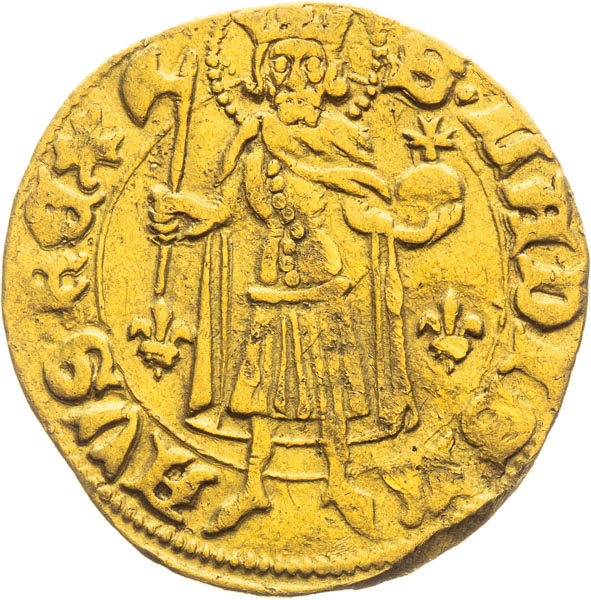 Goldgulden (1387-1389) - back