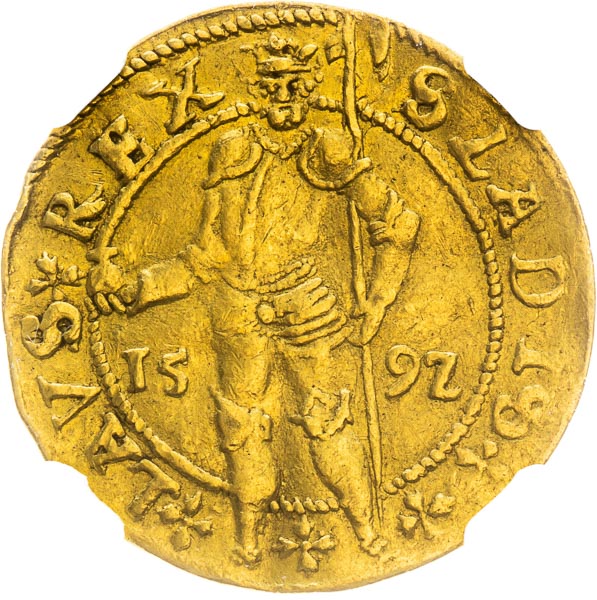 Ducat 1592 - back