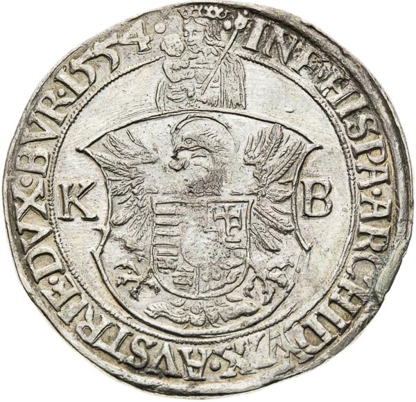 Thaler 1554 - back
