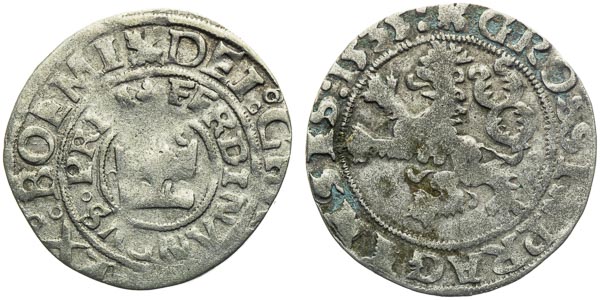 Prague Groschen 1535, (1531–1533) (2 pcs) - front