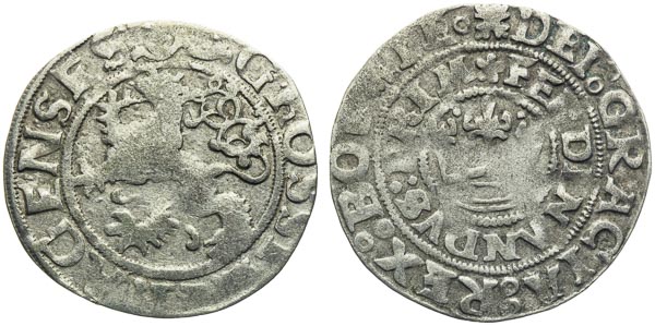 Prague Groschen 1535, (1531–1533) (2 pcs) - back