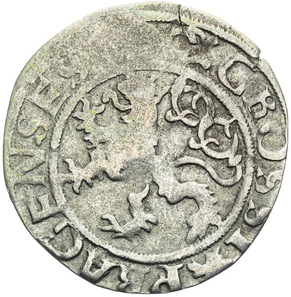 Prague Groschen (1527–1531) - back